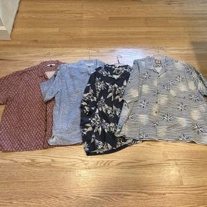 (Set of 4) Tommy Bahama Mens XXL Shirts